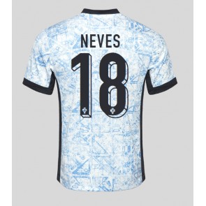 Portugalsko Ruben Neves #18 Venkovní Dres ME 2024 Krátký Rukáv